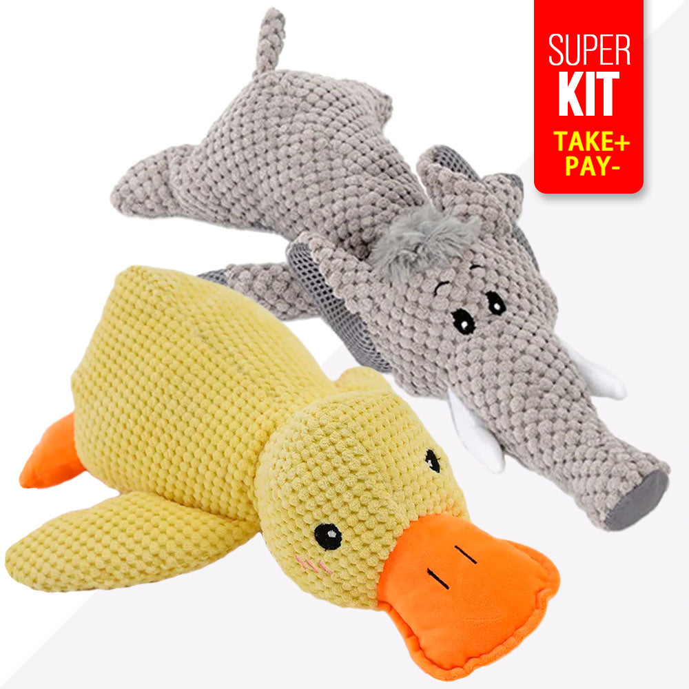 🦆Best Pet Supplies Crinkle Duck Plush🦁