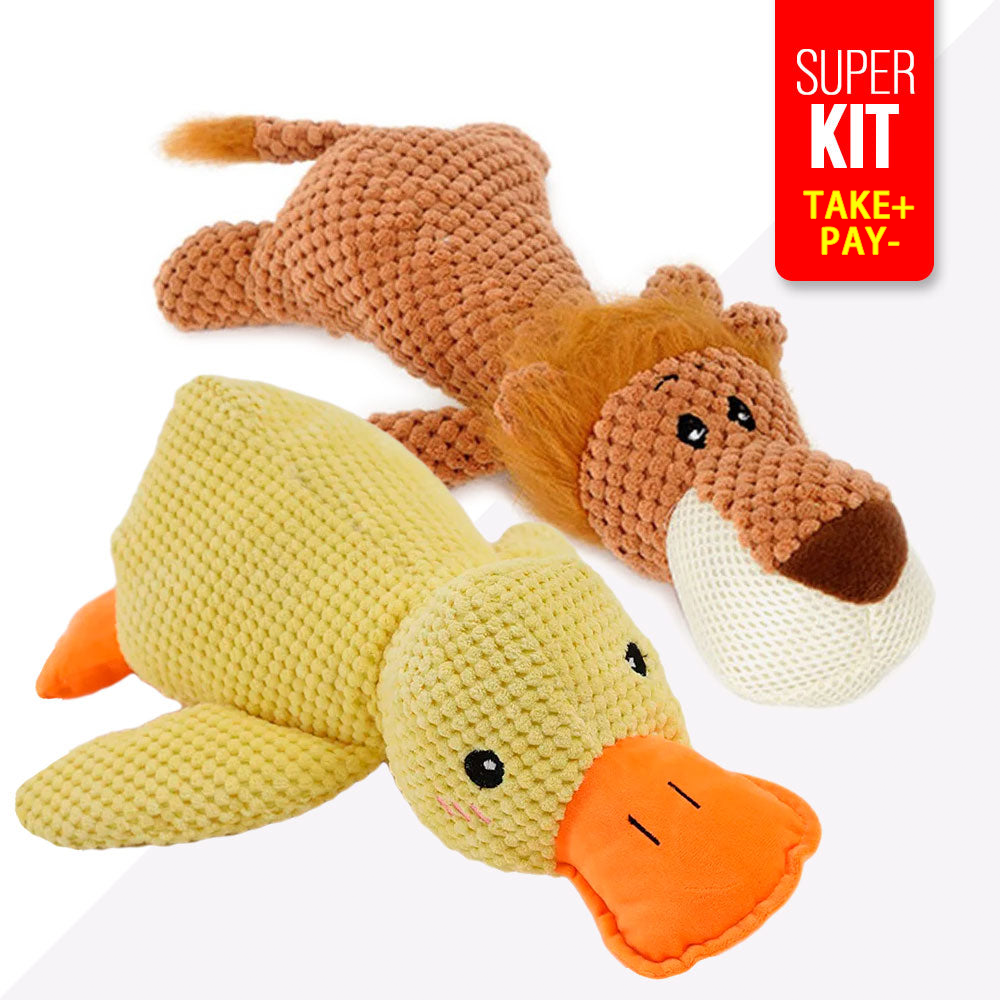 🦆Best Pet Supplies Crinkle Duck Plush🦁