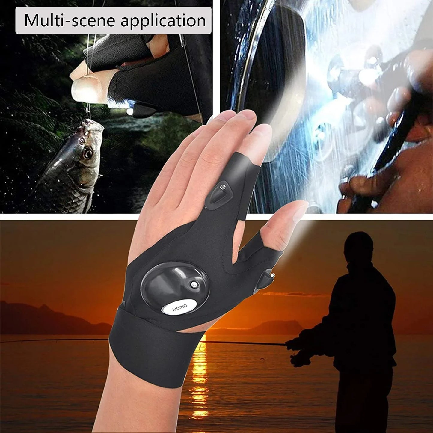 ⭐Last Day Sale 50% OFF⭐QIAWI Lighting Gloves