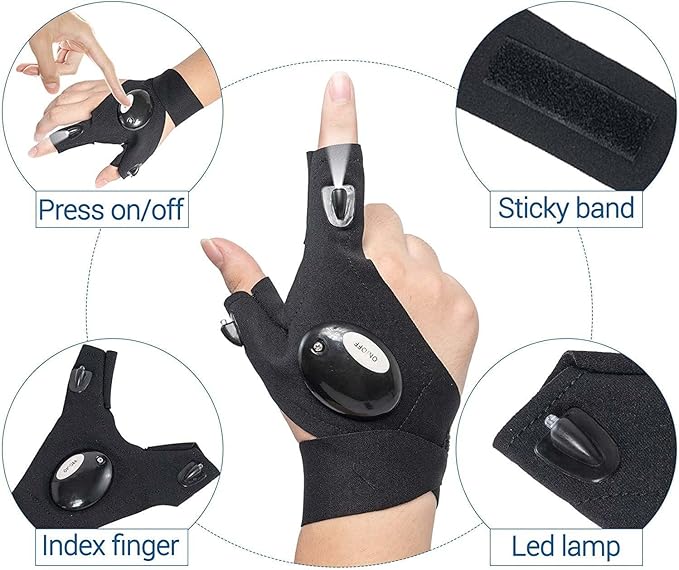 ⭐Last Day Sale 50% OFF⭐QIAWI Lighting Gloves