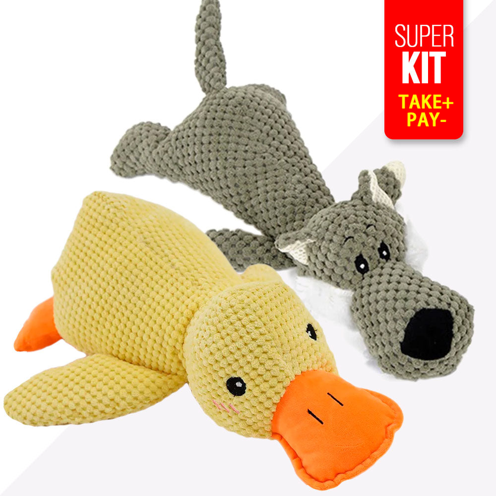 🦆Best Pet Supplies Crinkle Duck Plush🦁