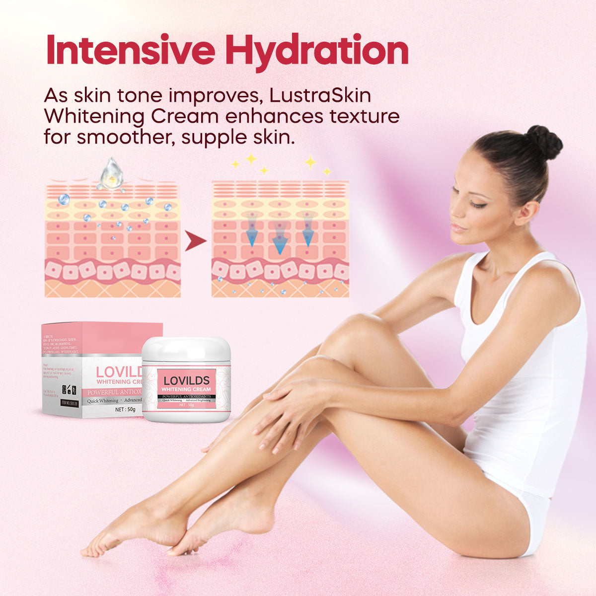 LOVILDS⢠Skin Whitening Cream š„ Last Day Sale Off 70%š„