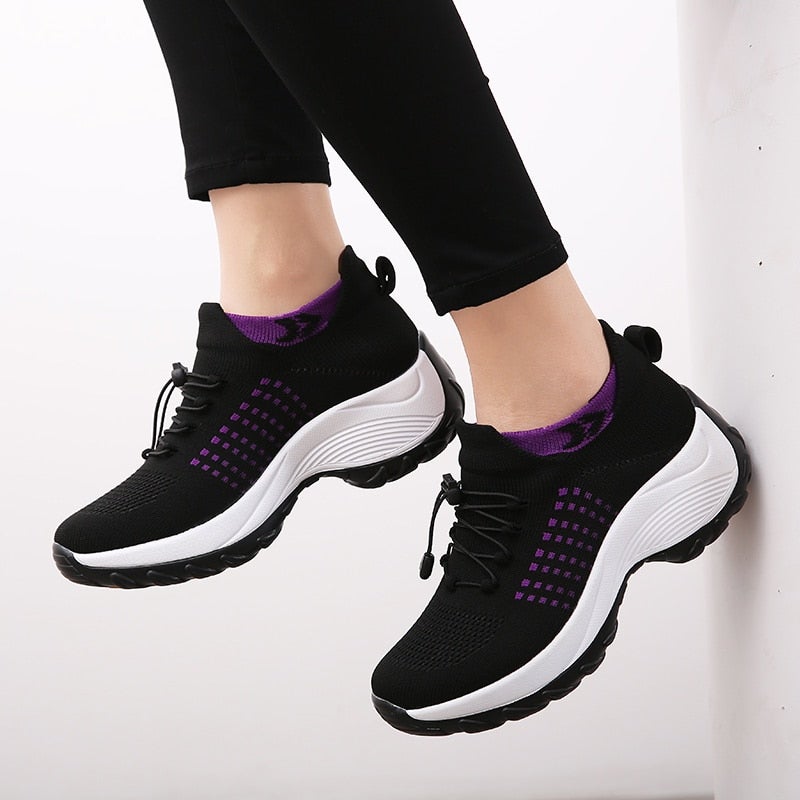 ⭐Last Day Sale 50% OFF⭐Comfortable women's shoes with air cushion support to reduce back and knee stress