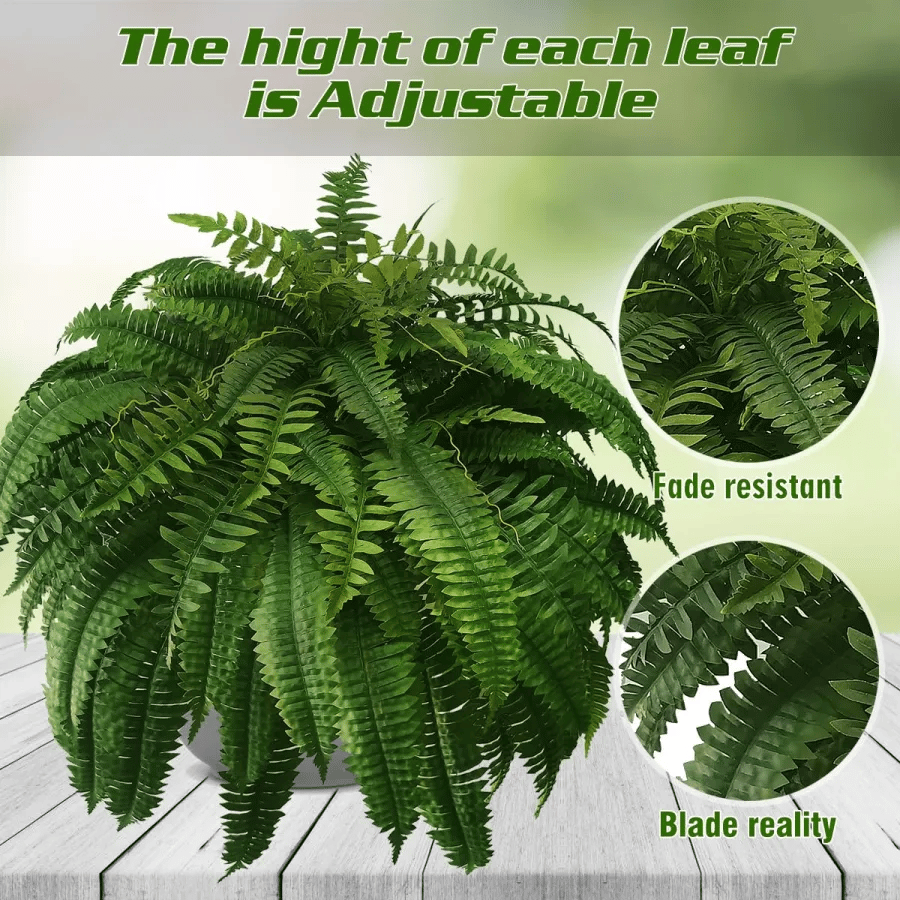 UV Resistant Lifelike Artificial Boston Fern🍀