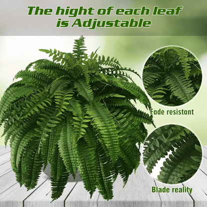 UV Resistant Lifelike Artificial Boston Fern🍀